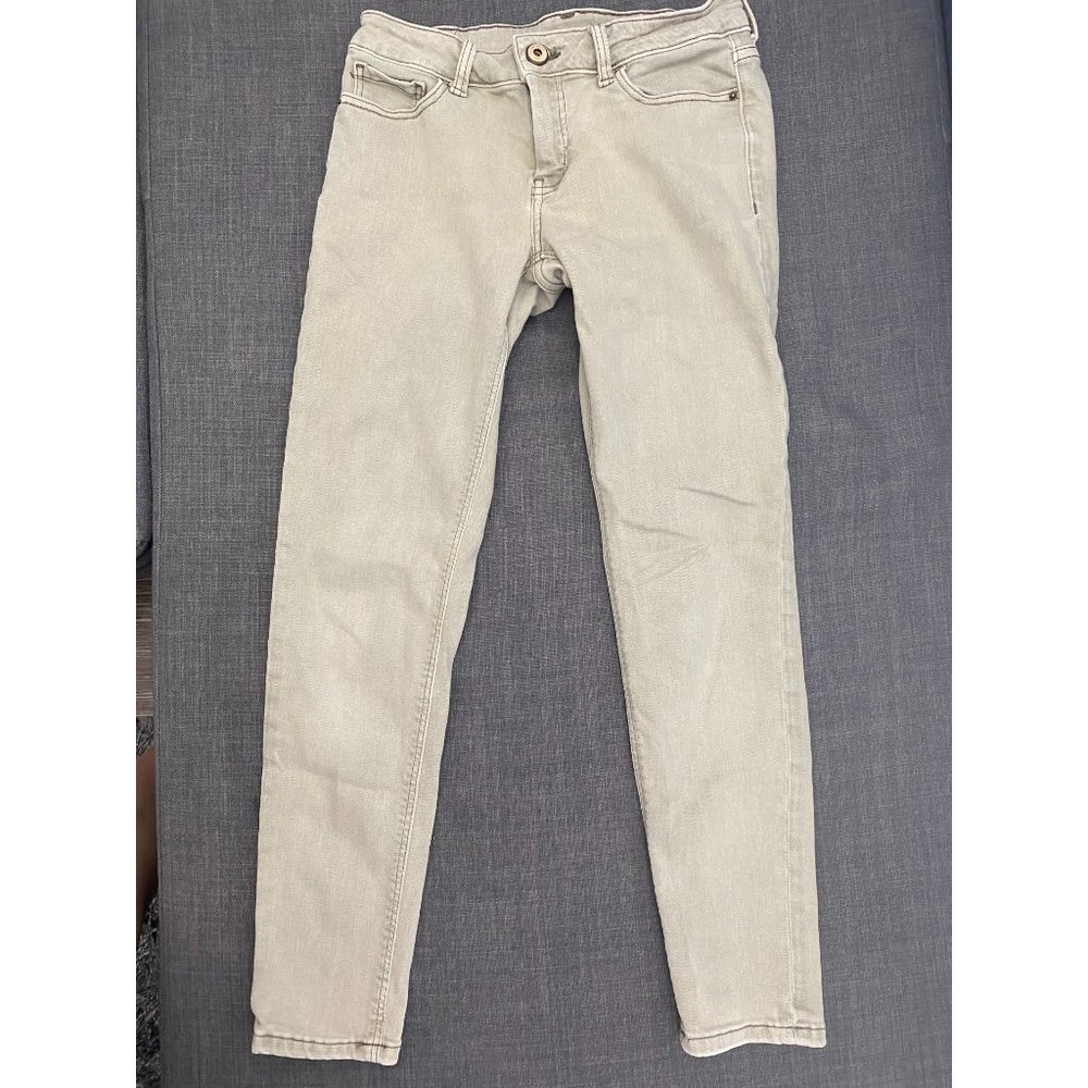 Zara Basic Denim Z1975 Olive Green Jeans